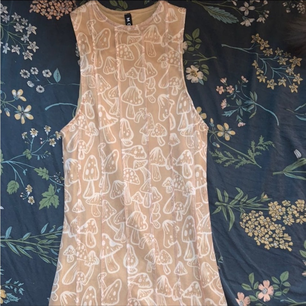 NWT Motel Rocks Mushroom Print Dress